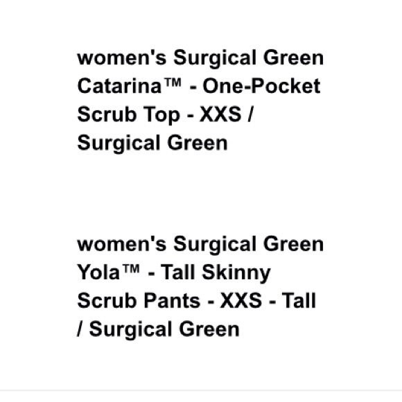 FIGS surgical green scrubs - Picture 9 of 9
